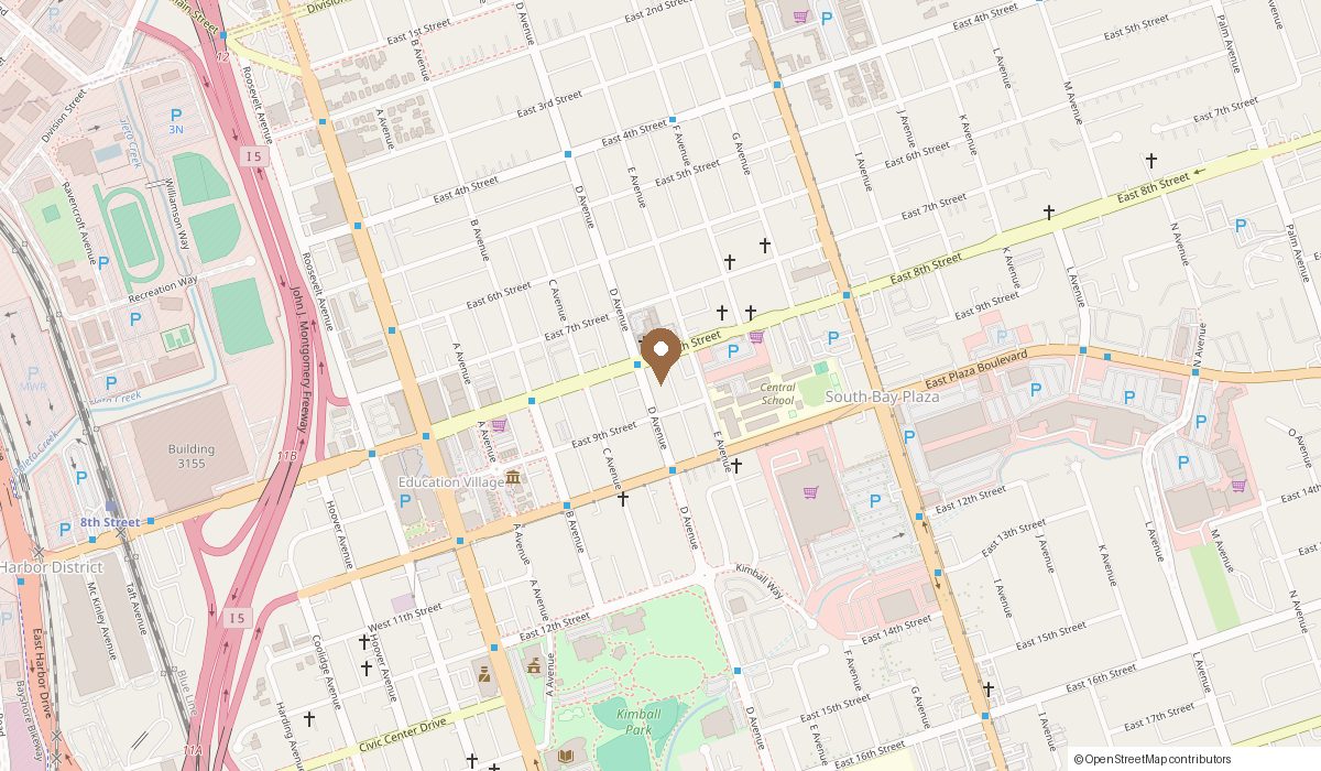 Map: 819 D ave Unit 504, National City, CA 91950