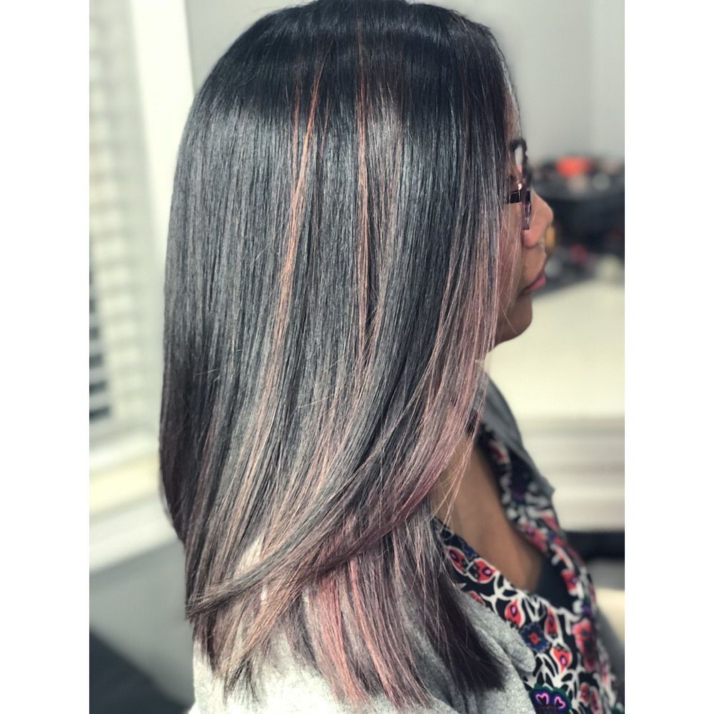Hair work by Aimmie M. Artistry