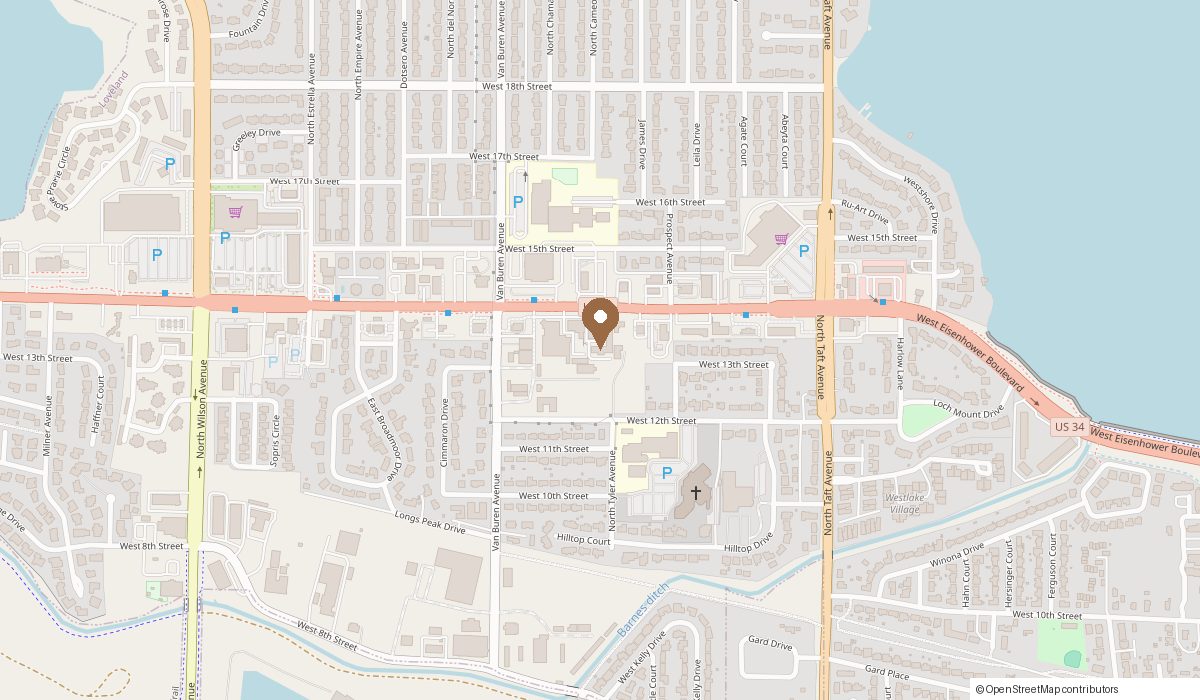 Map: 1710 West Eisenhower Boulevard #3, Loveland, CO 80537