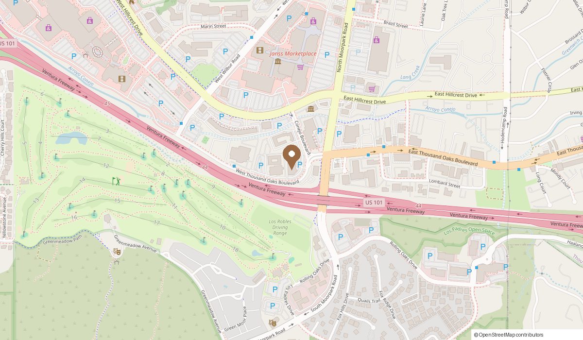 Map: 43 W Thousand Oaks Blvd Ste 12, Room 9, Thousand Oaks, CA 91360