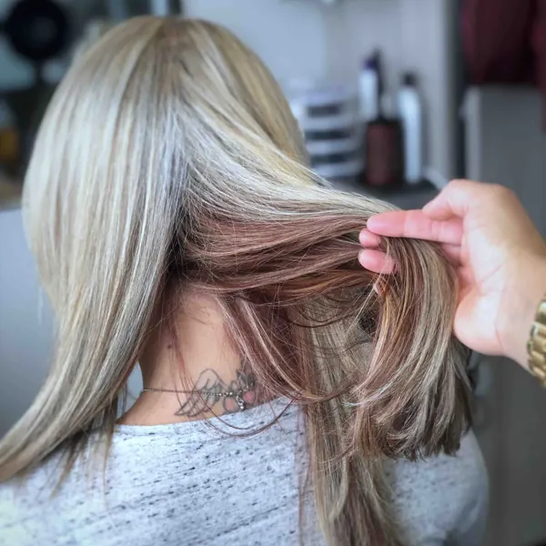 Hair work by Aura Salon