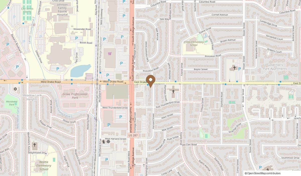 Map: 123 E Drake, Fort Collins, CO 80525