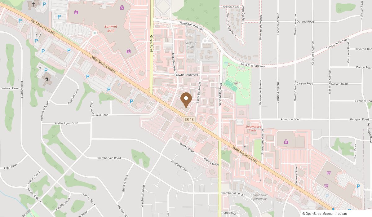 Map: 3067 W Market St Floor M, Josephine’s Salon Suites, Akron, OH 44333