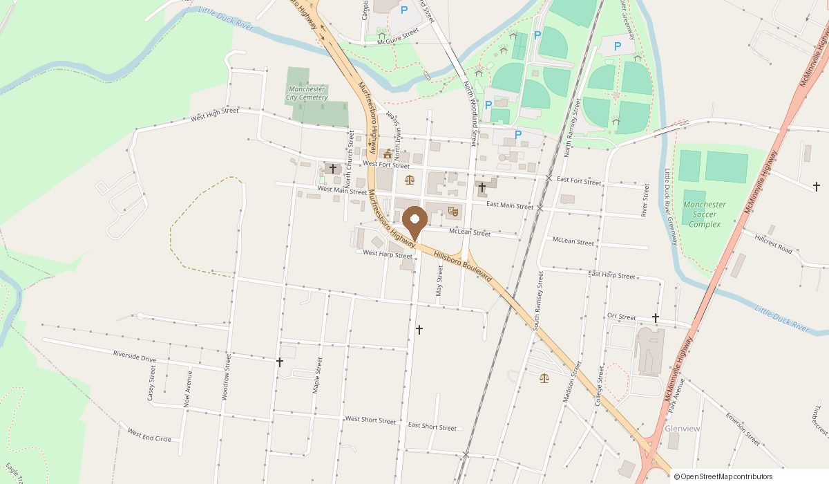 Map: Suite 119, Manchester, TN 37355