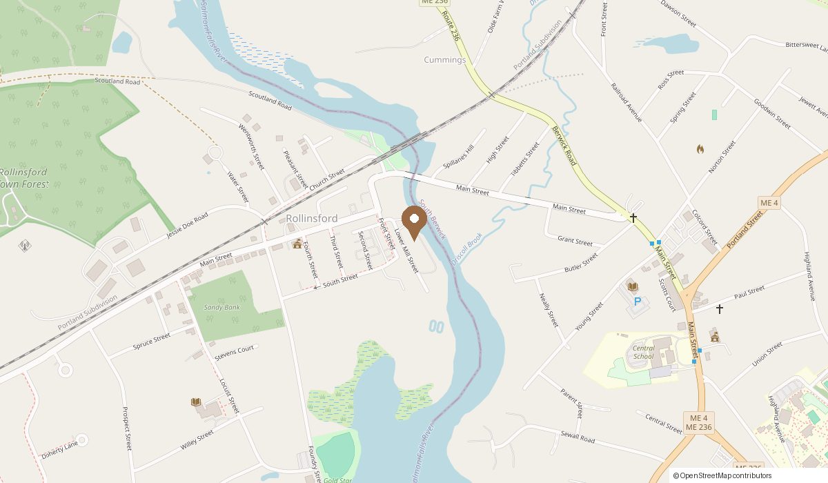Map: 3 Lower Mill Road Suite 400B, Rollinsford, NH 03869