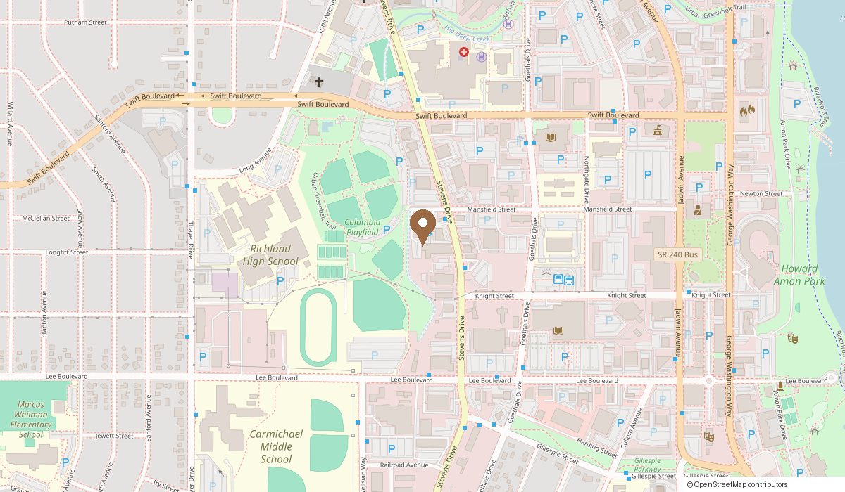 Map: 1311 Mansfield St Suite 101, Richland, WA 99352