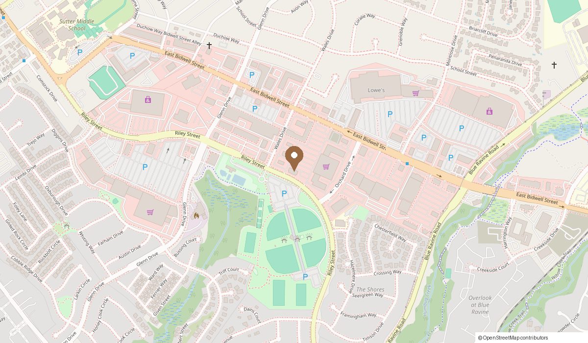 Map: 1325 Riley St Suite 103, Folsom, CA 95630