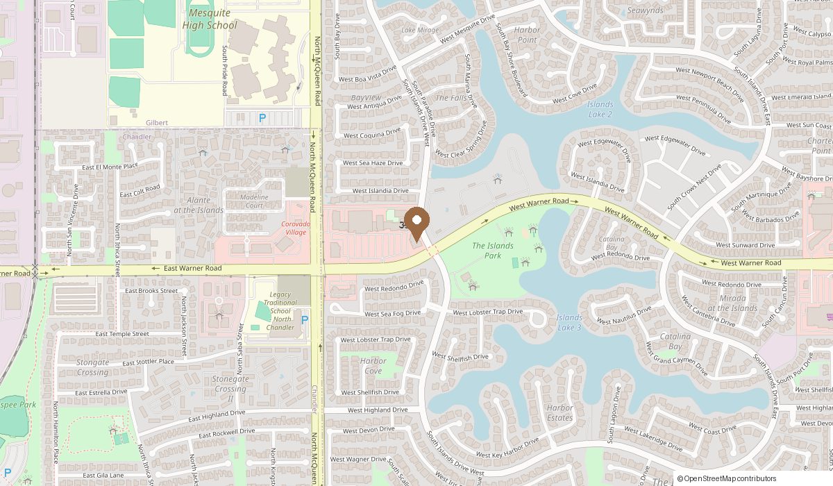 Map: 1422 W Warner Rd Suite 111, Gilbert, AZ 85233