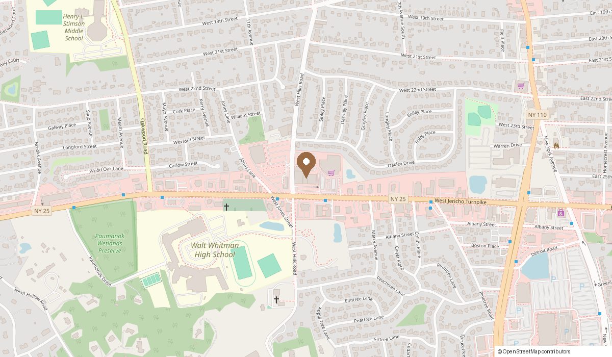 Map: 295 W Jericho Turnpike Suite 1, Huntington Station, NY 11746