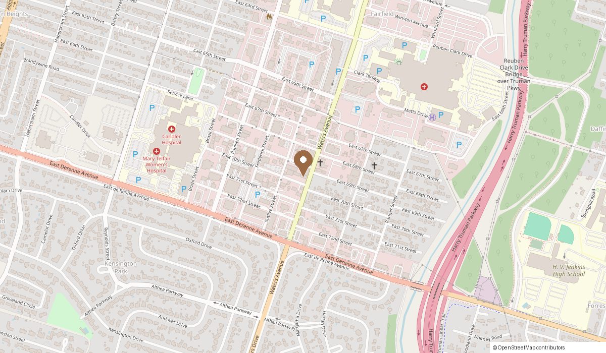 Map: 5515 Waters Ave, Savannah, GA 31404