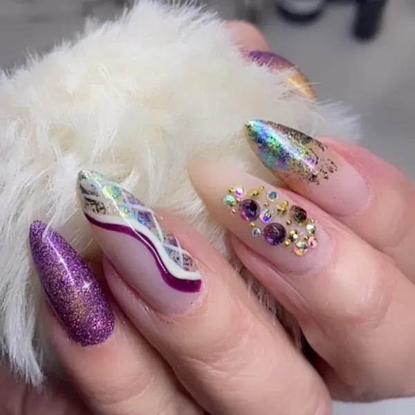 Nail work by Couture Nail Studio