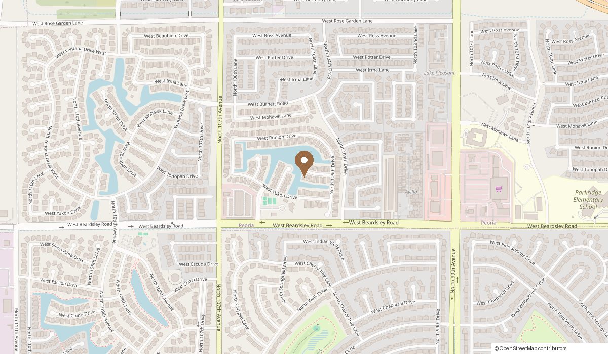Map: 10529 W Tonopah Dr, Peoria, AZ 85382