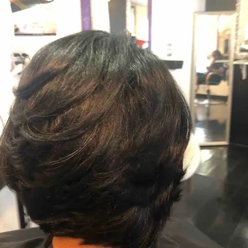 Hair work by Cue Hair Spa