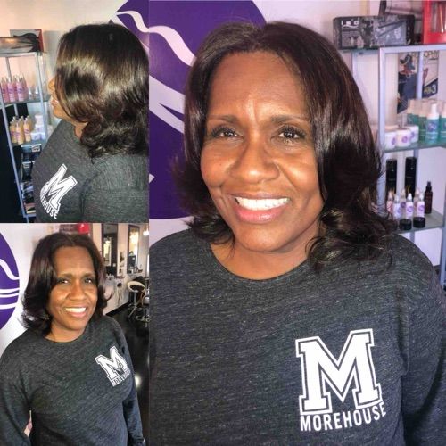 Hair work by Cue Hair Spa