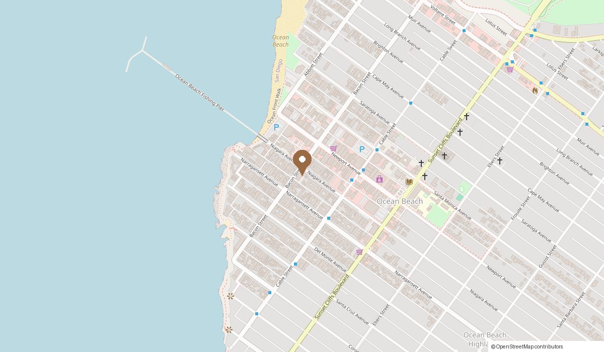 Map: 4993 Niagara Ave Suite 205, SAN DIEGO, CA 92107