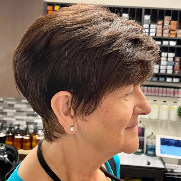 Hair work by Elliott Milan the Salon