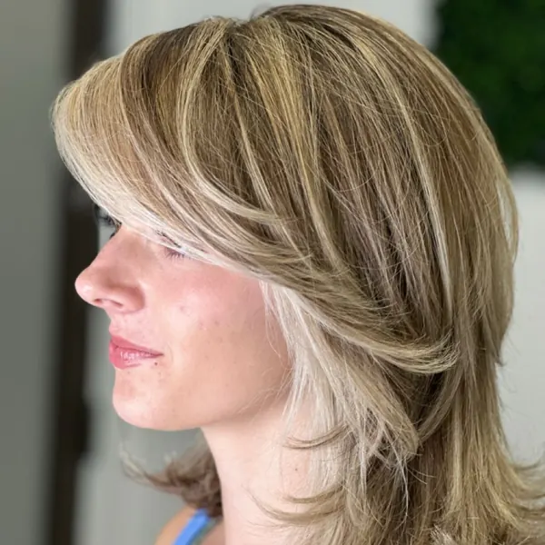 Hair work by Elliott Milan the Salon