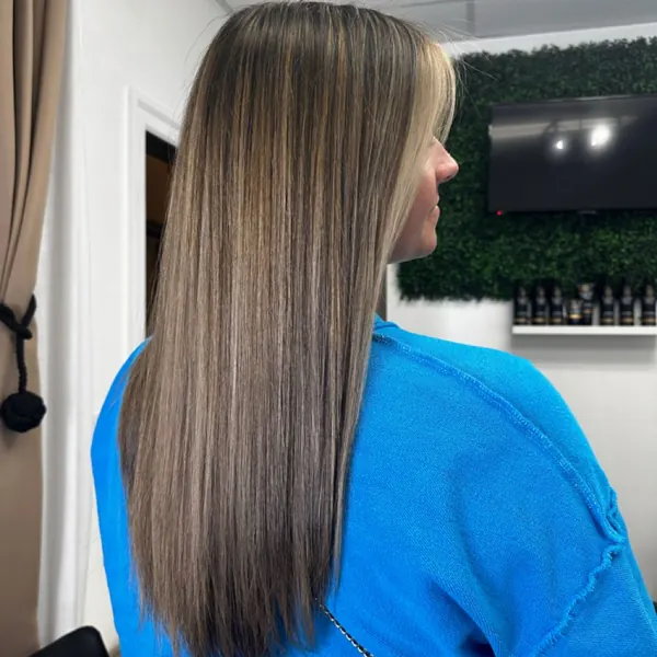 Hair work by Elliott Milan the Salon