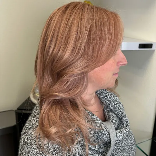 Hair work by Elliott Milan the Salon