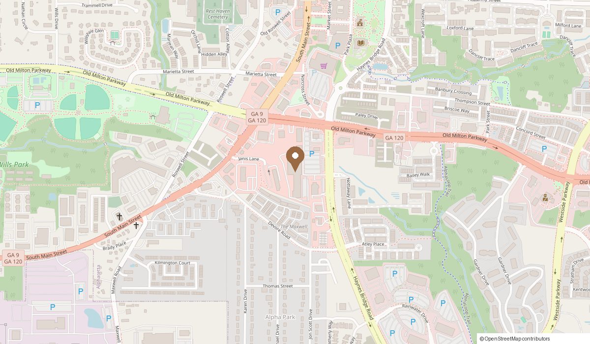 Map: Salons By JC 11770 Haynes Bridge Rd, STE 401, Alpharetta, GA 30009