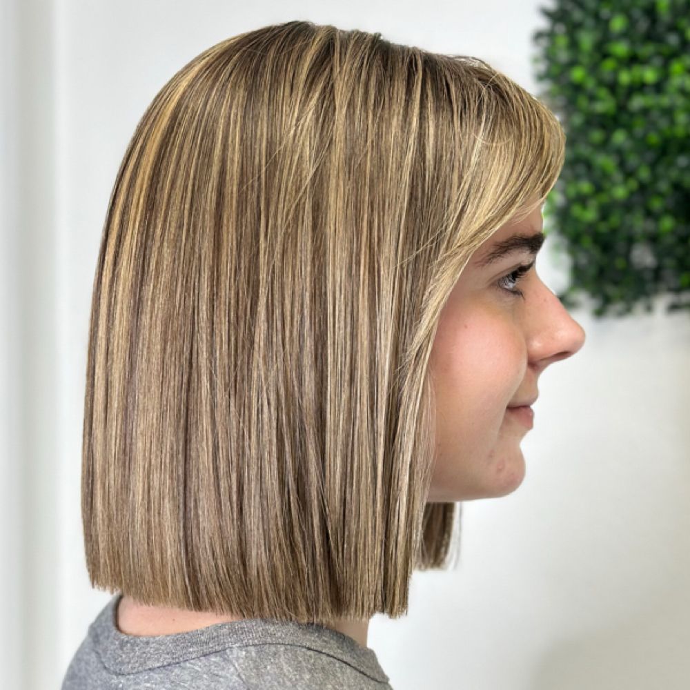 Hair work by Elliott Milan the Salon