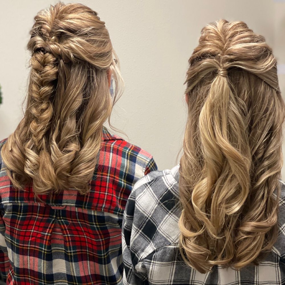 Hair work by Elliott Milan the Salon