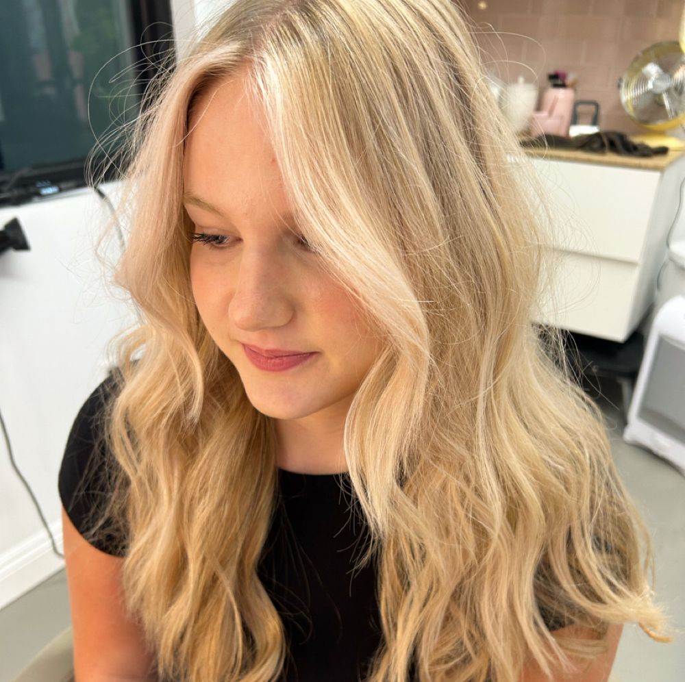 Hair work by Emlynn Hair Studio