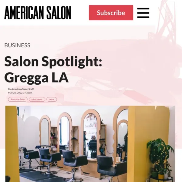 Hair work by Gregga L.A.