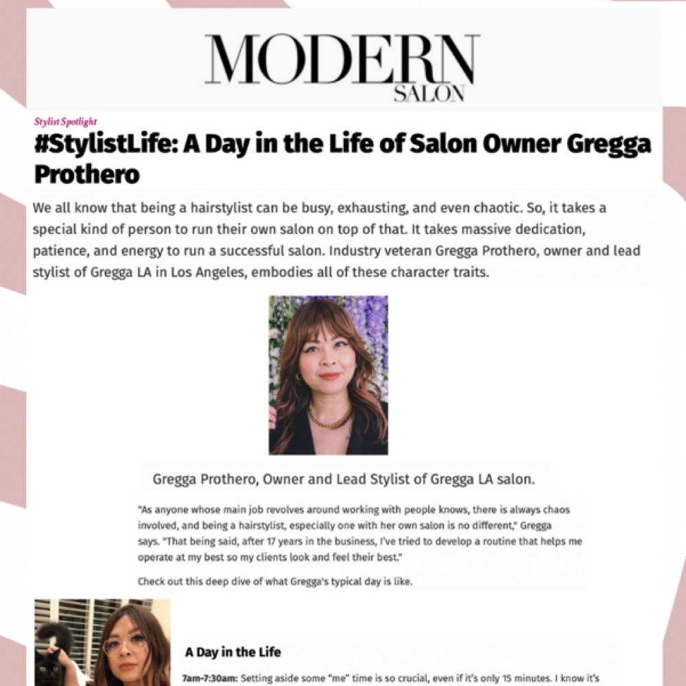Gregga L.A. hair work in Los Angeles , example 11