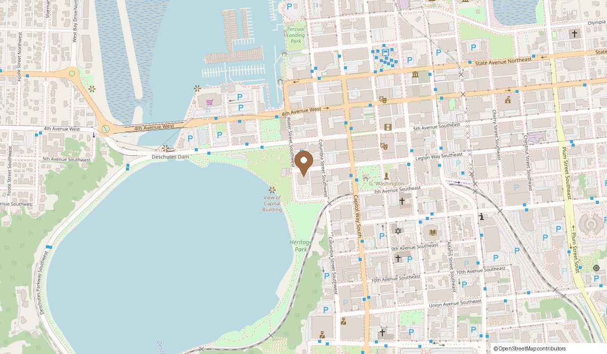 Map: The Phoenix Hair Co. 219 Legion Way SW, Suite 203A, Olympia, WA 98501