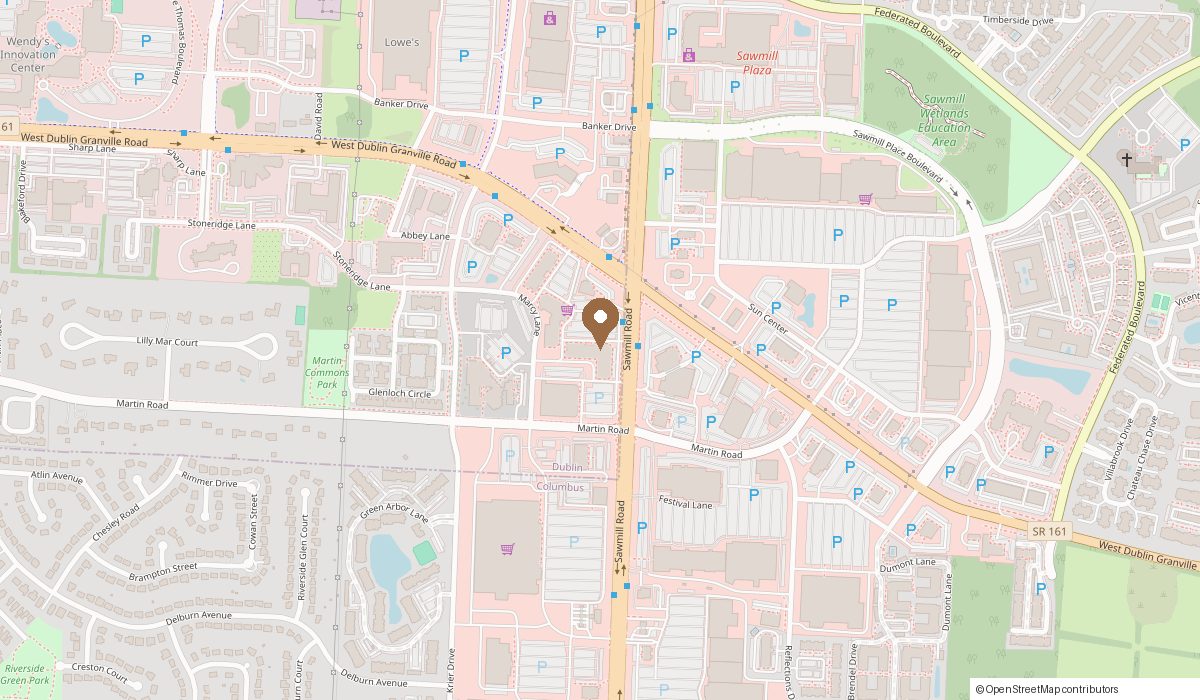 Map: 6315 Sawmill Rd Studio 23, Dublin, OH 43017