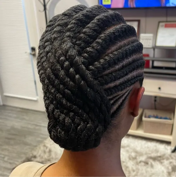 Hair work by Kinky Curly Beauty's Hair Studio
