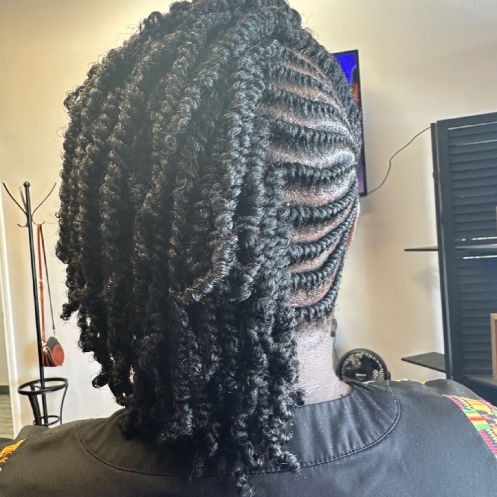 Kinky Curly Beauty hair work in Douglasville, example 1