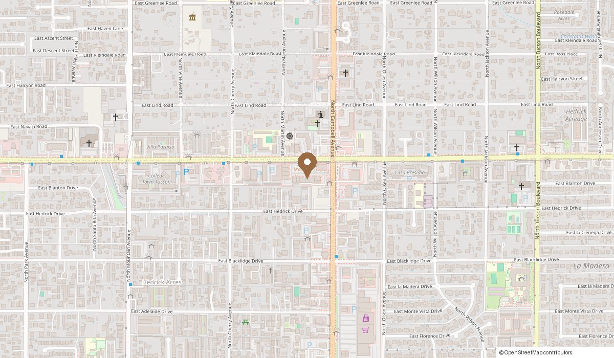 Map: 1800 E. Fort Lowell Rd Suite 148, Tucson, AZ 85719