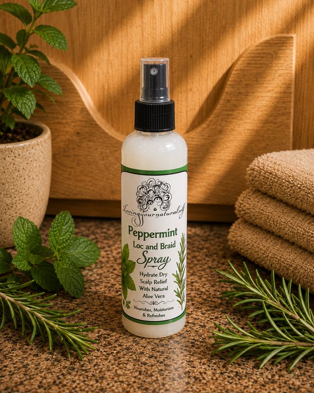 Peppermint Loc & Braid Hair Mist