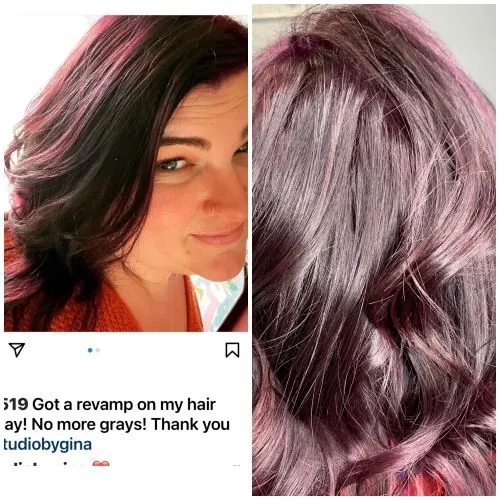 Hair work by Luxe Studio By Gina