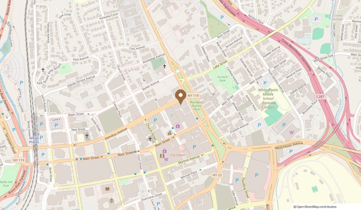 Map: 445 Hamilton Ave. Suite 100 Studio,15, White plains, NY 10601