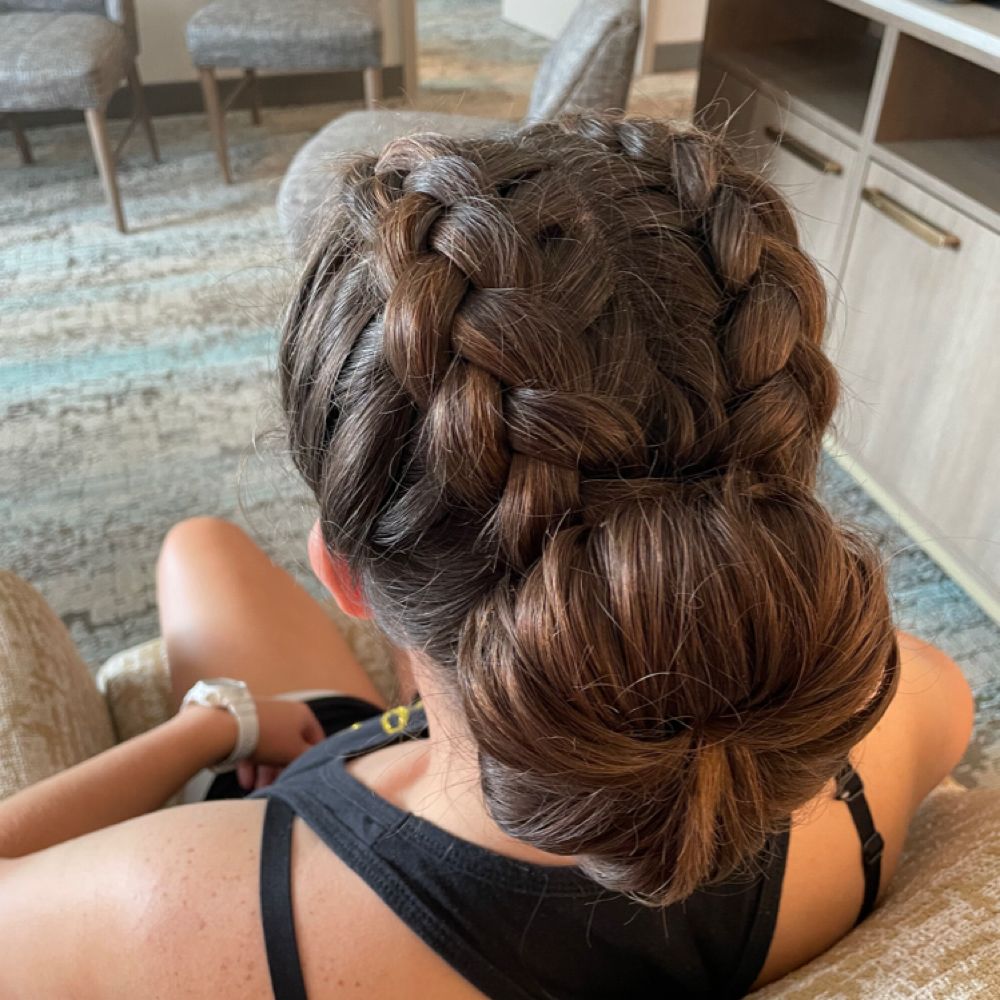 Hair work by Maggie Ohlman