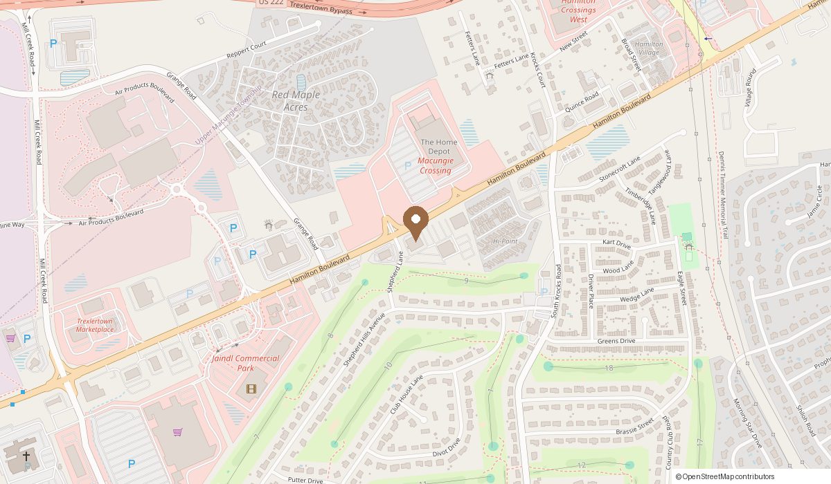 Map: 5930 Hamilton Blvd Suite #5, Allentown, PA 18106