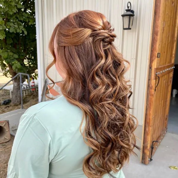 Hair work by Maria Gutierrez