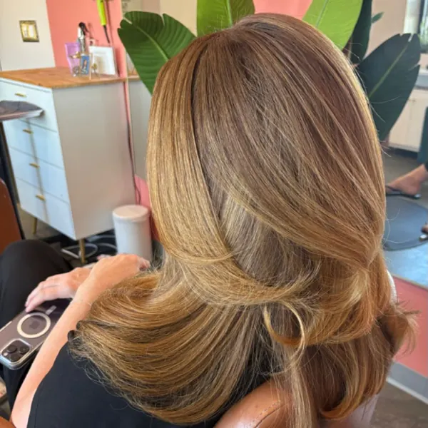 Hair work by Maria Gutierrez