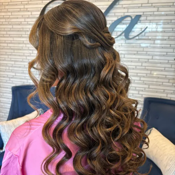 Hair work by Maria Gutierrez