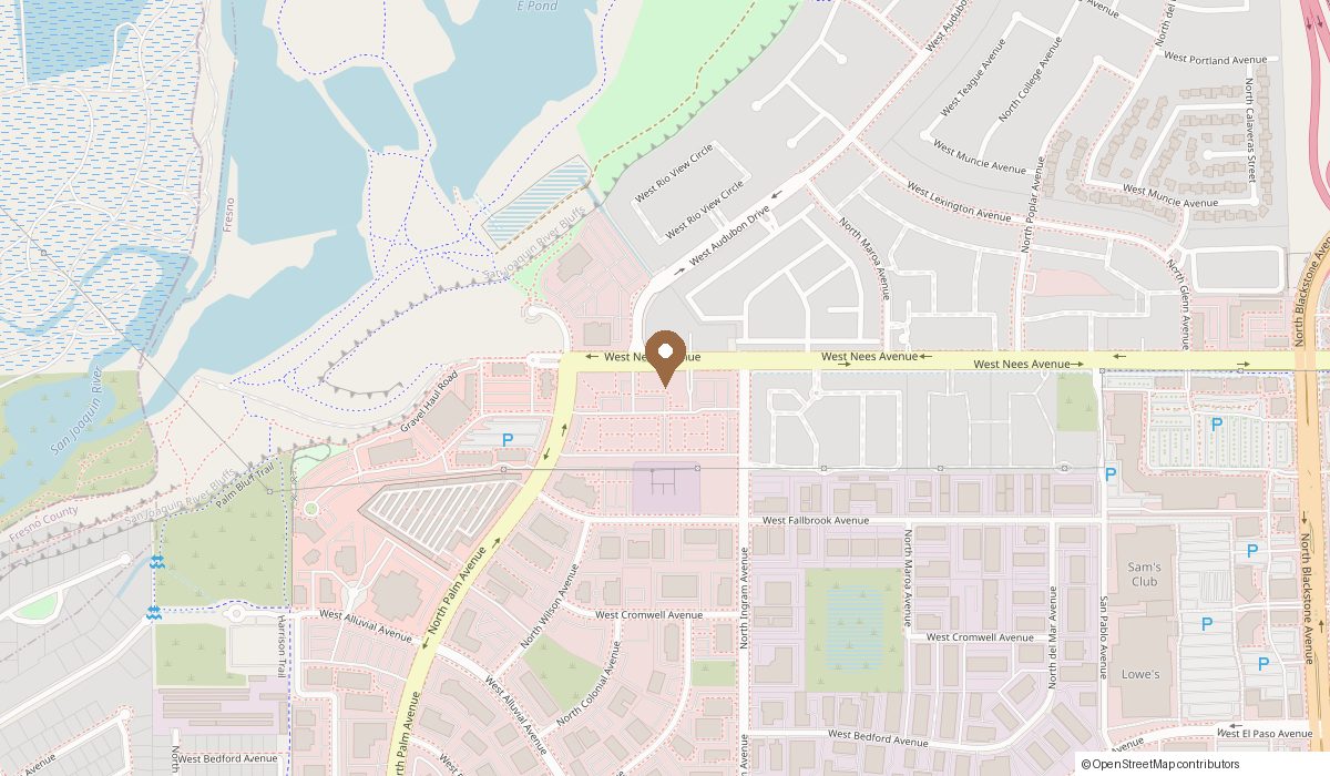 Map: 585 w Nees Ave suite 110 studio #25, Fresno, CA 93711