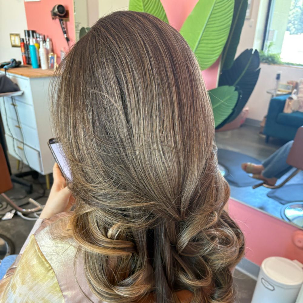 Hair work by Maria Gutierrez