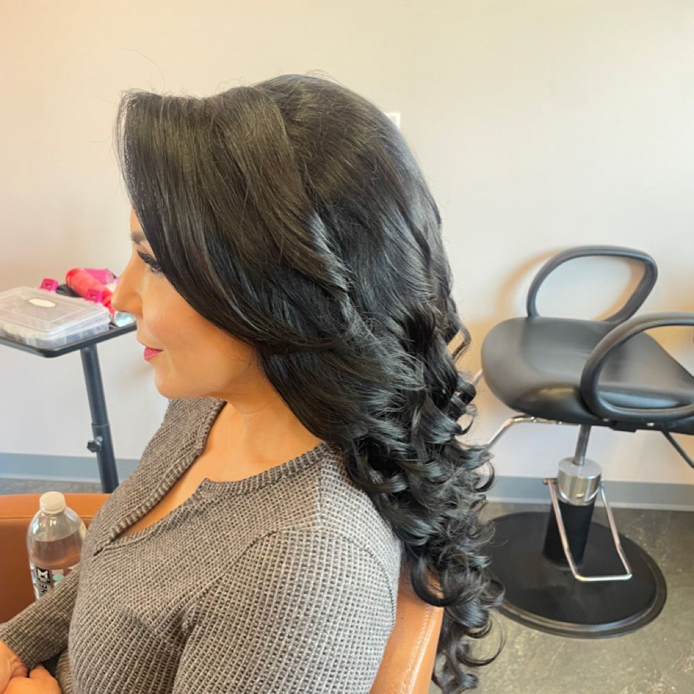 Hair work by Maria Gutierrez