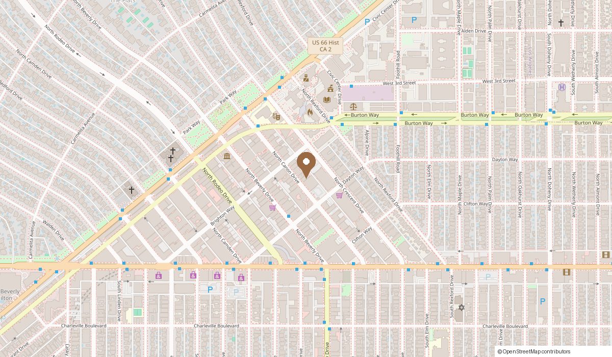 Map: 338 N Canon Dr 2nd Floor suite 16, Beverly Hills, CA 90210
