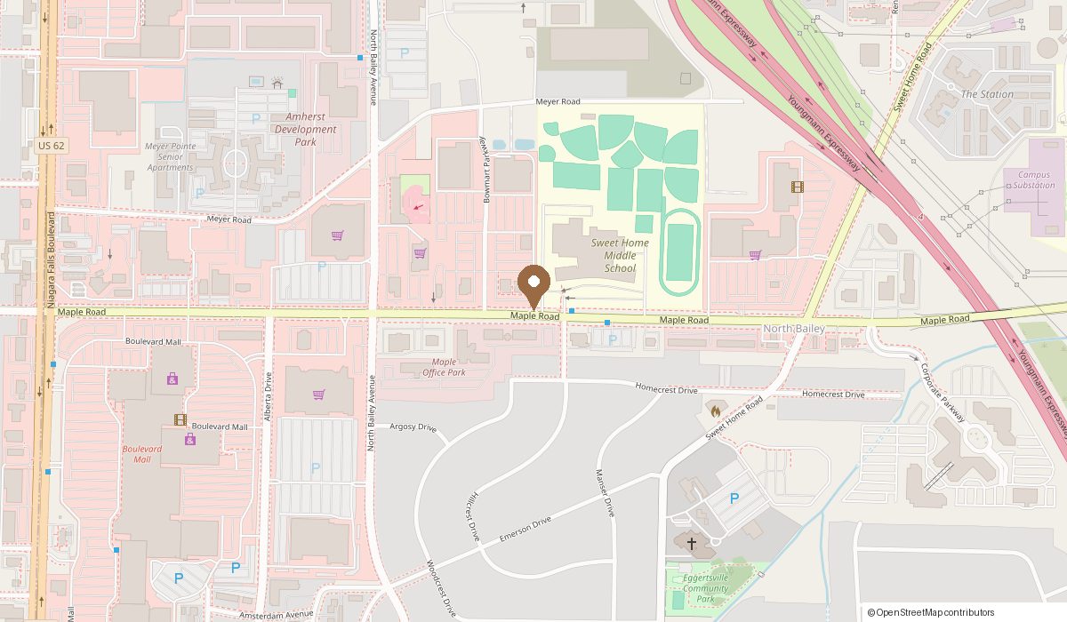 Map: 4110 Maple Rd Suite 200, Amherst, NY 14226