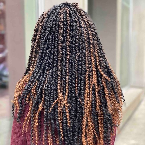 Natural Hair And Extensions hair work in Portland, example 1