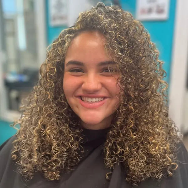 Hair work by Q Cali CURL Salon