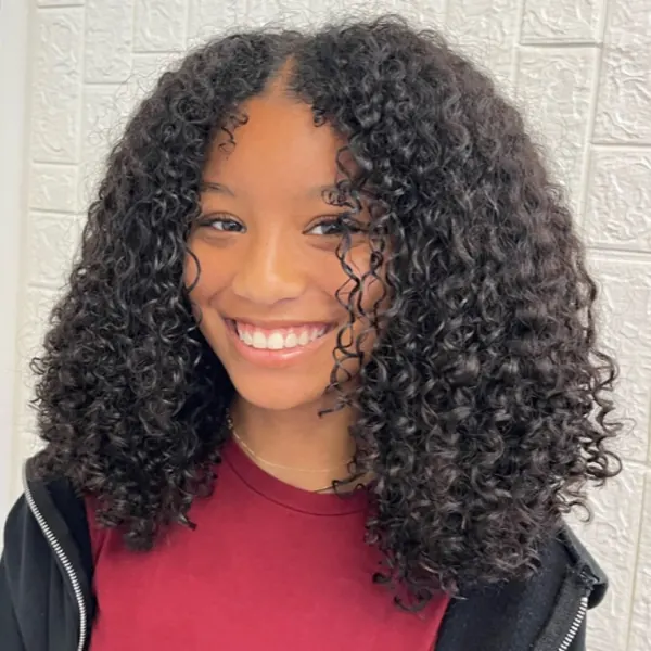 Hair work by Q Cali CURL Salon
